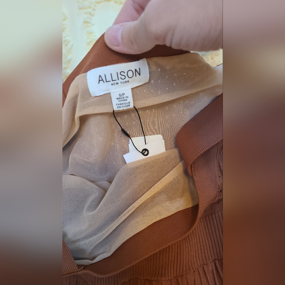 NWT Allison Terracota Brown Sleeveless Dress - Picture 9 of 10